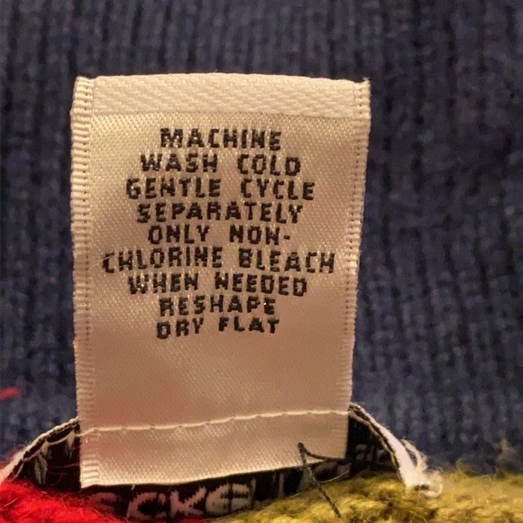 Breckinridge Holiday Zip Front Sleeveless Sweater Vest - Petite Small - Picture 5 of 5